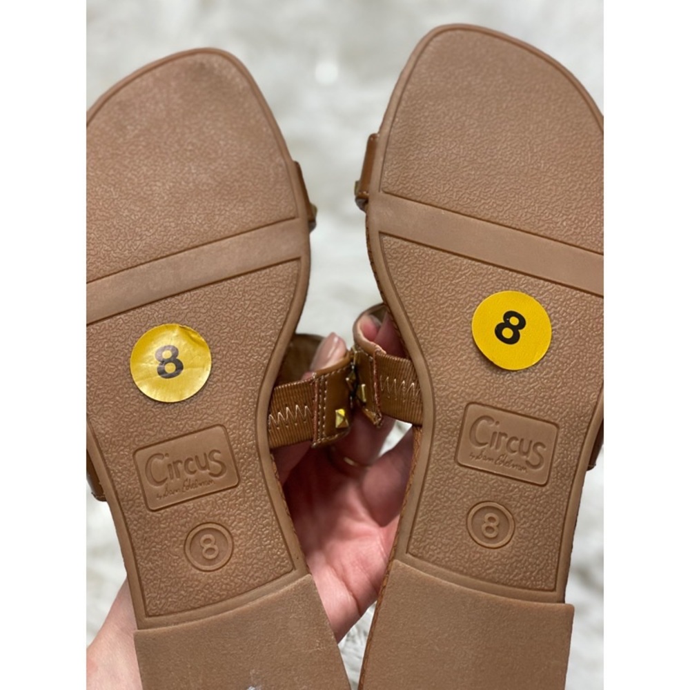 Sam Edelman Studded Faux Leather Sandal Slides - Picture 9 of 9